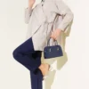 Asymmetrical Tied Shirt Stone