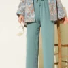Wide Leg Trousers wholesale pants view 2 - Hicabistan Turkey factory