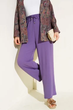 Wide Leg Trousers Lilac