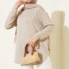 Basic Seamless Tunic Beige