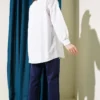 Basic Shirt White wholesale shirt view 3 - Hicabistan Turkey factory