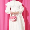 Baby Collar Embroidered Detail Dress White groothandel dress view 2 - Hicabistan Turkije fabriek