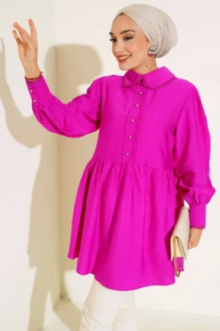 Collared Lace Tunic