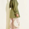 Baby Collar Embroidered Tie Shirt Khaki all'ingrosso shirt view 3 - Hicabistan fabbrica Turchia