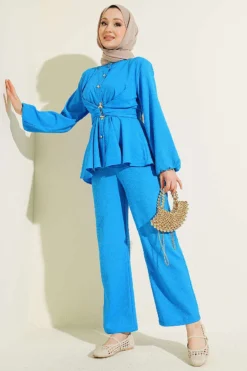 Belted Buckle Two-Piece Set