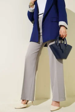 Belted Palazzo Pants Stone