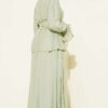 Belted Skirt Set wholesale clothing set view 3 - Hicabistan Turkey factory