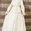 Belted Skirt Set Ecru