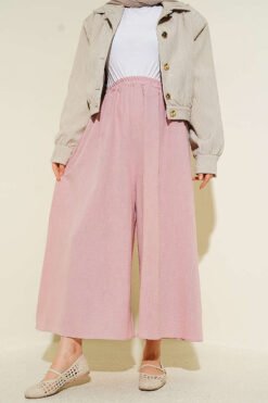 Basic Pants Skirt Powder Pink