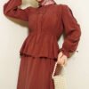 Gathered Skirt Two-Piece Set
