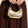 Elastic Waist Drawstring Flared Skirt Brown groothandel skirt view 4 - Hicabistan Turkije fabriek