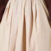 Pocketed Poplin Skirt Beige wholesale skirt view 4 - Hicabistan Turkey factory