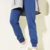 Elastic Waist Drawstring Jogger Pants Navy Blue wholesale pants view 2 - Hicabistan Turkey factory