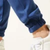 Elastic Waist Drawstring Jogger Pants Navy Blue wholesale pants view 4 - Hicabistan Turkey factory