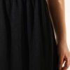 Waist Elastic Skirt Black wholesale skirt view 4 - Hicabistan Turkey factory
