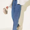 High Waist Denim Pants Blue