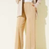 Waistband Scuba Pants Camel