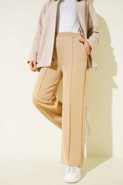 Alternative view of Waistband Scuba Pants Camel