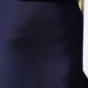 Elastic Waist Satin Flared Skirt Navy Blue all'ingrosso skirt view 4 - Hicabistan fabbrica Turchia