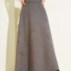 Belted Suede Skirt بالجملة skirt - Hicabistan مصنع تركيا