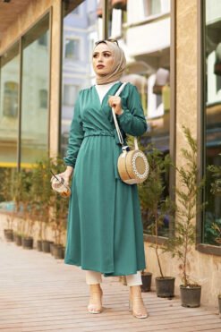Belted Modest Kimono 5587 Mint