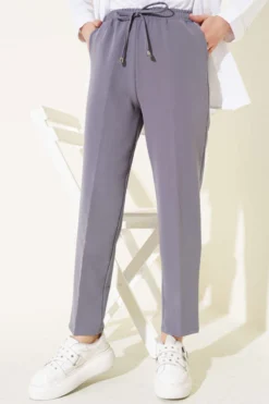 Alternative view of Elastic Waist Slim Fit Trousers