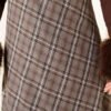 Elastic Waist Checked Basic Skirt wholesale skirt view 4 - Hicabistan Turkey factory