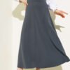 Elastic Waist Flared Basic Skirt wholesale skirt - Hicabistan Turkey factory