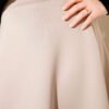 Elastic Waist Flared Scuba Skirt Mink en gros skirt view 4 - Hicabistan usine Turquie