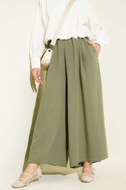Elastic Waist Pants Skirt