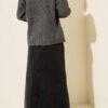Five-Button Denim Skirt wholesale skirt view 3 - Hicabistan Turkey factory