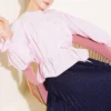 Short Belted Tunic with Ankle Elastic Pink
