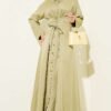 Buttoned Corset Detailed Dress
