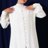 Brit Buttoned Tencel Shirt White