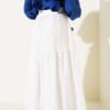 Pearl Detailed Skirt White groothandel skirt view 3 - Hicabistan Turkije fabriek