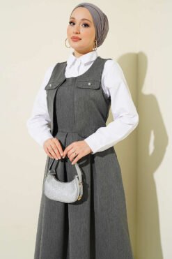 Alternative view of Pocket Detailed Jumper Dress