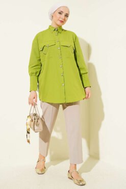 Vista alternativa de Shirt with Pocket and Cuff Chains