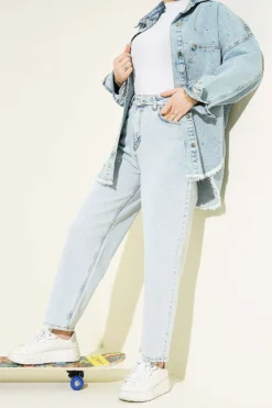 Buttoned Baggy Pants