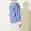 Lace Pocket Striped Shirt all'ingrosso shirt view 3 - Hicabistan fabbrica Turchia
