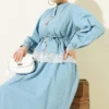 Jeans Set with Lace Details Blue