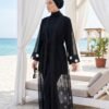 Printed Adjustable Waist Chiffon Pareo Dot wholesale burkini view 2 - Hicabistan Turkey factory