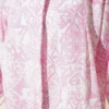 Printed Ankle Tie Shirt Pink wholesale shirt view 4 - Hicabistan Turkey factory