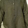 Vertical Mini Stone-Embellished Two-Piece Set Khaki بالجملة clothing set view 4 - Hicabistan مصنع تركيا