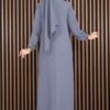 Dress Grey wholesale prayer dress view 4 - Hicabistan Turkey factory