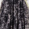Ethnic Pattern Layered Chiffon Skirt Black all'ingrosso skirt view 4 - Hicabistan fabbrica Turchia