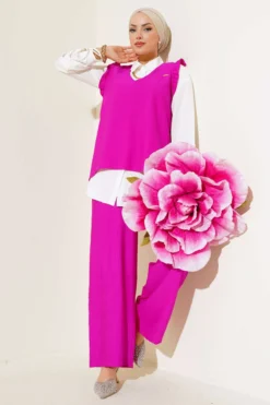 Ruffled Three-Piece Set
