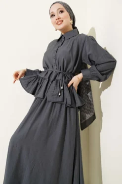 Ruffled String Tied Skirted Two-Piece Set