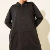 Zippered Pocket Two-Piece Set en gros clothing set view 2 - Hicabistan usine Turquie