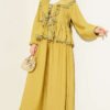Ruffled Lace Tie-Up Two-Piece Set