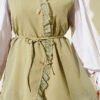 ⁦Ruffled Lace Vest Two-Piece Set⁩ - الصورة ⁦4⁩